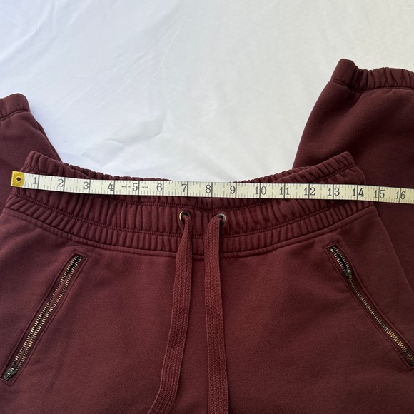 Athleta Burgundy Joggers with Zippered Pocket - Picture 4 of 9